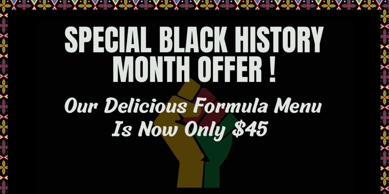 Chateau Rouge Offers Discount on Formula Menu for Black History Month